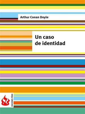 cover image of Un caso de identidad (low cost). Edición limitada